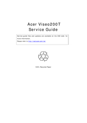 Acer Viseo200T Service Manual