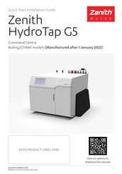Zenith HydroTap G5 Quick Start Installation Manual