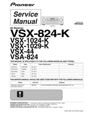 Pioneer Elite VSX-44 Service Manual