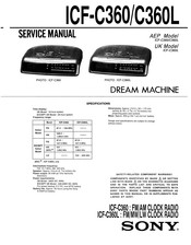 Sony ICF-C360L Service Manual