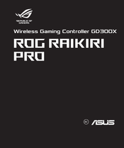 Asus REPUBLIC OF GAMERS Raikiri Pro GD300X Manual