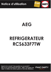 AEG RCS633F7TW User Manual