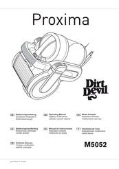 Dirt Devil Proxima M5052 Operating Manual