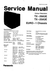 Panasonic TX-29A3E Service Manual