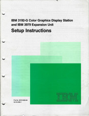 IBM 3192-G Setup Instructions