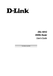 D-Link DSL-1501G User Manual