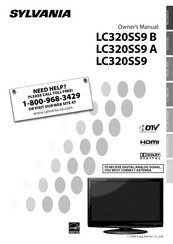 Sylvania LC320SS9 B Owner's Manual
