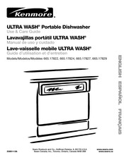 Kenmore ULTRA WASH 665.17822 Use & Care Manual