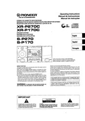 Pioneer XR-P270C Operating Instructions Manual