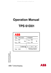 ABB TRS 61D01 Operation Manual