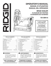 RIDGID R213BN18 Operator's Manual