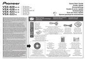 Pioneer VSX-423-K Quick Start Manual