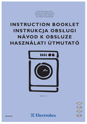 Electrolux W 815 F Instruction Booklet
