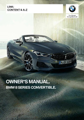 BMW 8 Series 2022 Owner's Manual