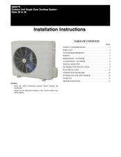 Carrier 38MAQB12R-3 Installation Instructions Manual