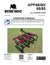 Bush Hog APP66 Operator's Manual