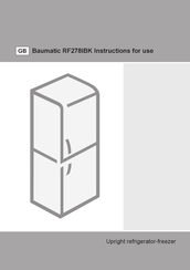 Baumatic RF278IBK Instructions For Use Manual