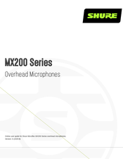 Shure Microflex MX202BP/O Manual