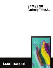 Samsung Galaxy Tab S5e User Manual