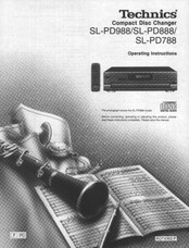 Technics SL-PD888 Operating Instructions Manual