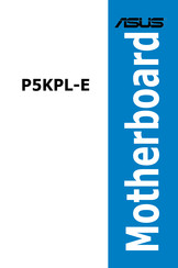 Asus P5KPL-E Manual