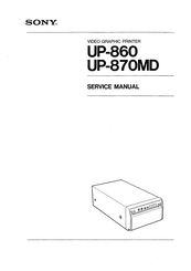 Sony UP860 Service Manual