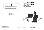 Casio CTK-130 User Manual