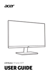 Acer V277 User Manual