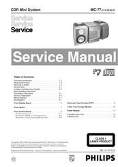 Philips MC-77/22 Service Manual