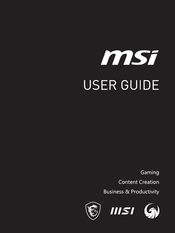 MSI A12VE-401BE User Manual