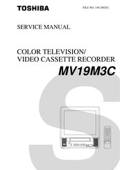 Toshiba MV19M3C Service Manual