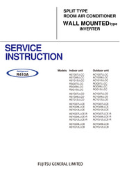 Fujitsu AOYG12LLCE-R Service Instruction