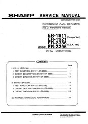 Sharp ER-2386 Service Manual