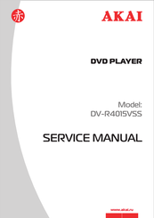 Akai DV-R4015VSS Service Manual