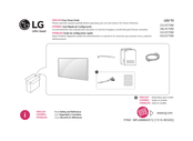 LG 22LX570M Easy Setup Manual