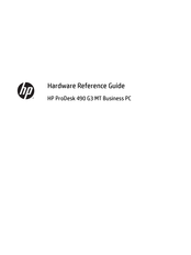 HP ProDesk 490 G3 MT Hardware Reference Manual
