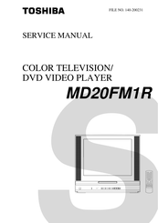 Toshiba MD20FM1R Service Manual