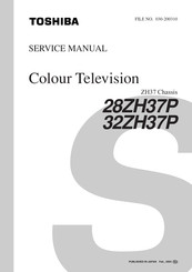 Toshiba 32ZH37P Service Manual