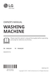 LG WM3997H series Owner's Manual
