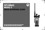 Motorola APX 6000XE Quick Reference Manual