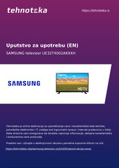 Samsung UE32T4002AKXXH User Manual