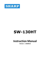 Sharp SW-130HT Instruction Manual