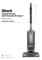 Shark Powered Lift-Away NV681UK Series Instructions Manual