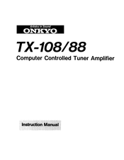 Onkyo TX-108 Instruction Manual