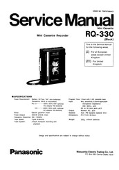 Panasonic RQ-330 Service Manual