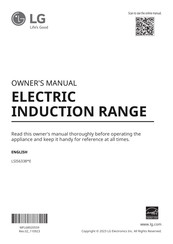 LG LSIS6338 E Series Owner's Manual