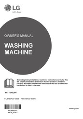LG F4J5TMPS Owner's Manual