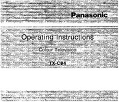 Panasonic TX-C84 Operating Instructions Manual