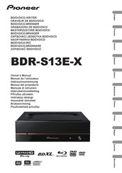 Pioneer BDR-S13E-X Owner's Manual