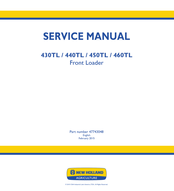 New Holland 460TL Service Manual